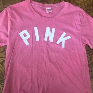 pink crop top